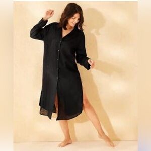 Elegant Black Women's Cover Up